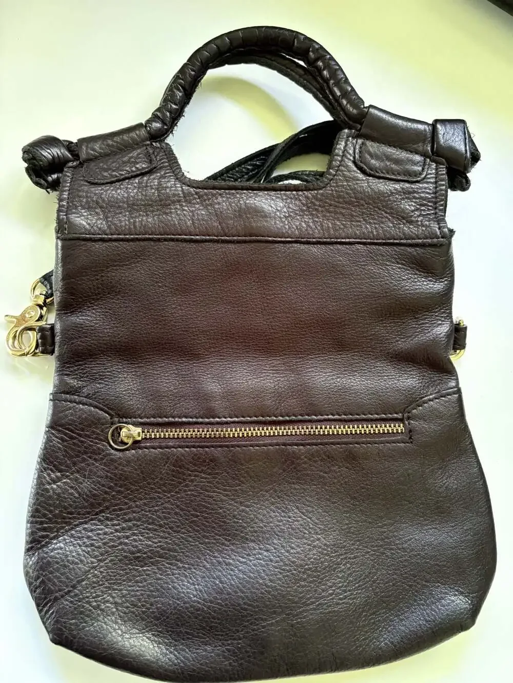 Foley + Corinna Disco City Black Leather Mini Crossbody Bag